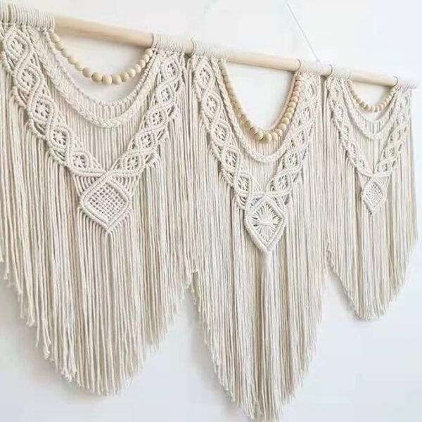 Large Macrame Wall Hanging Decoration Piece - Image 3