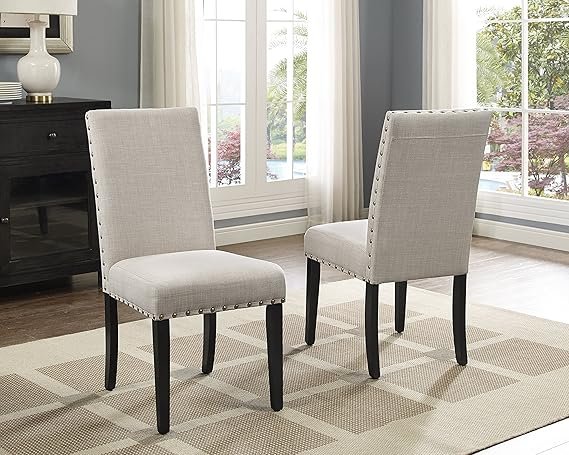 Upholstered Fabric Dining Chairs