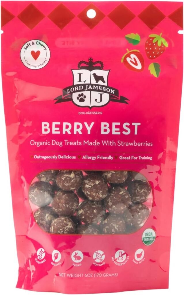Lord Jameson Organic Dog Treats – Blueberry Bliss