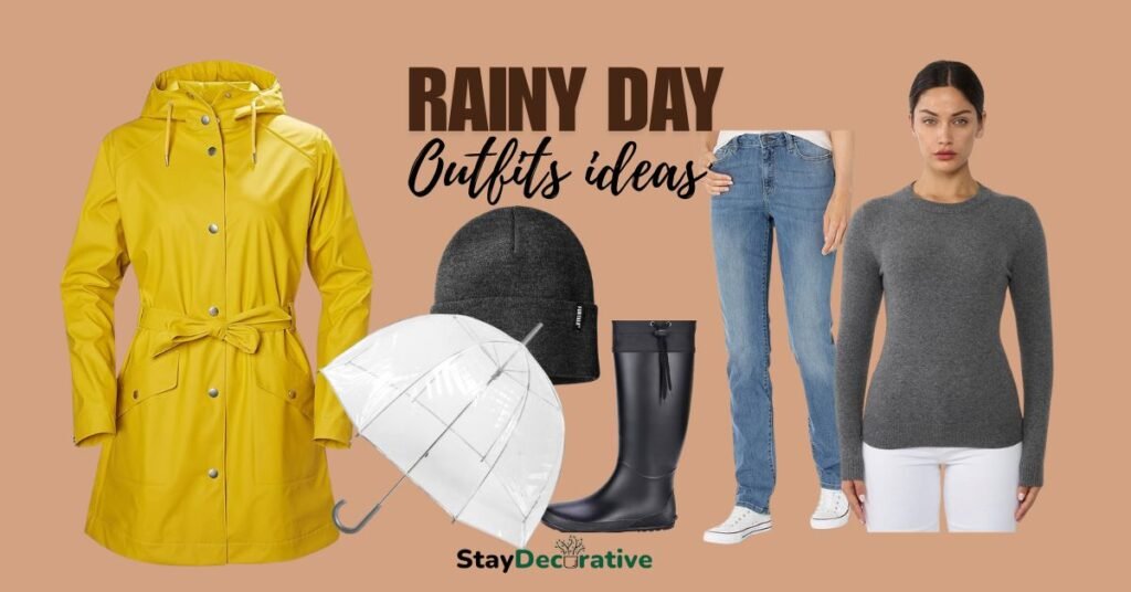 Rainy day outfits ideas