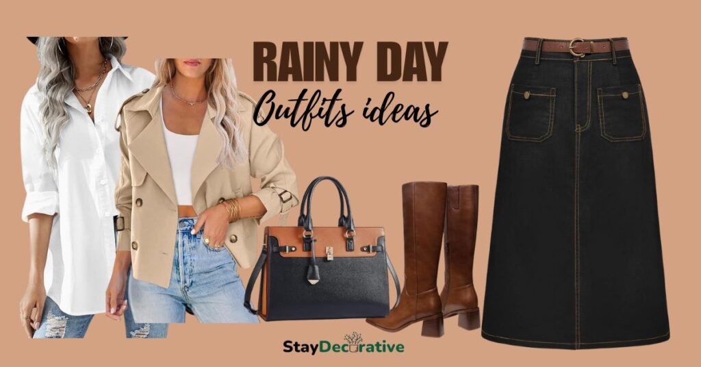 Rainy day outfits ideas
