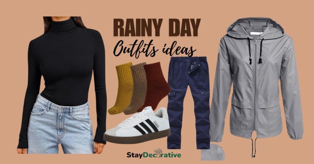 Rainy day outfits ideas