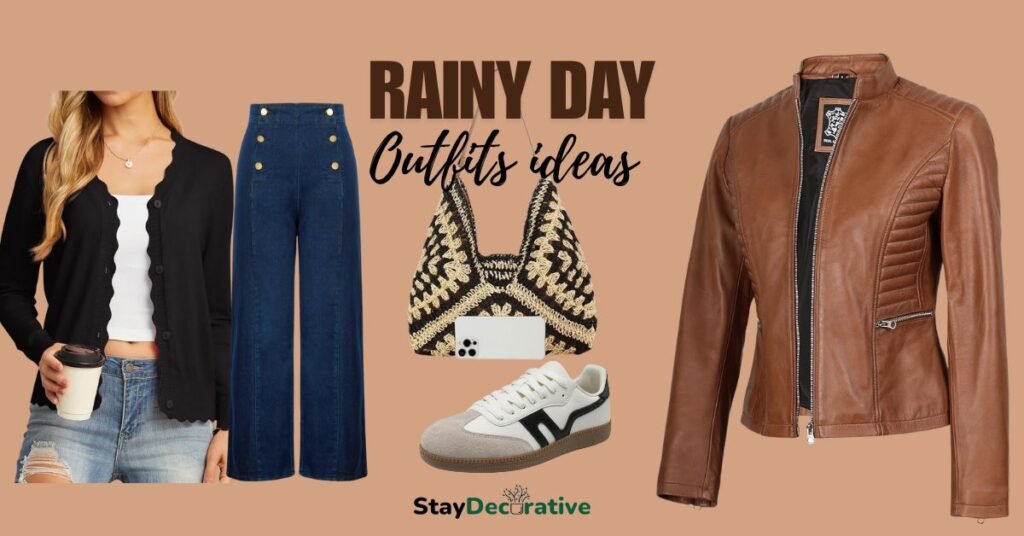 Rainy day outfits ideas