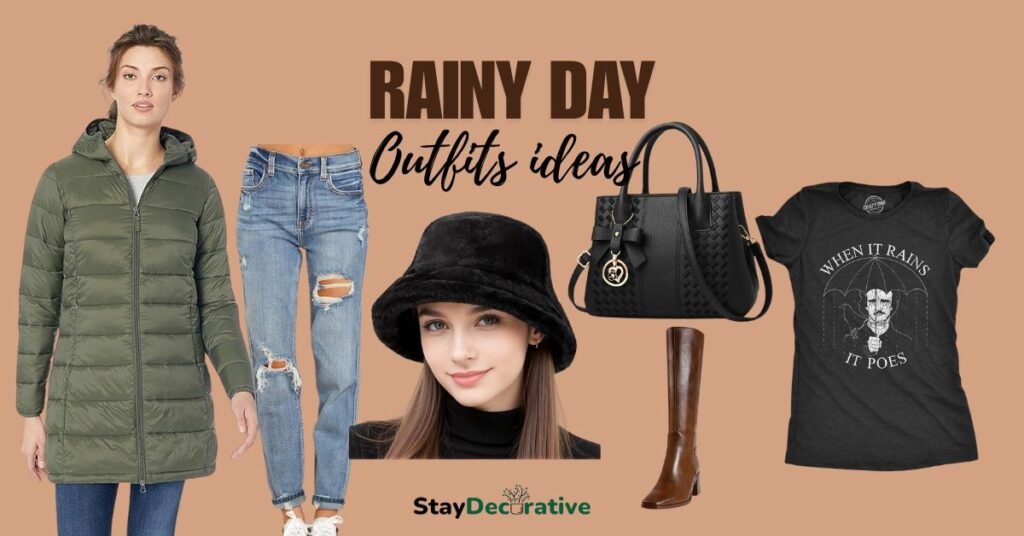 Rainy day outfits ideas