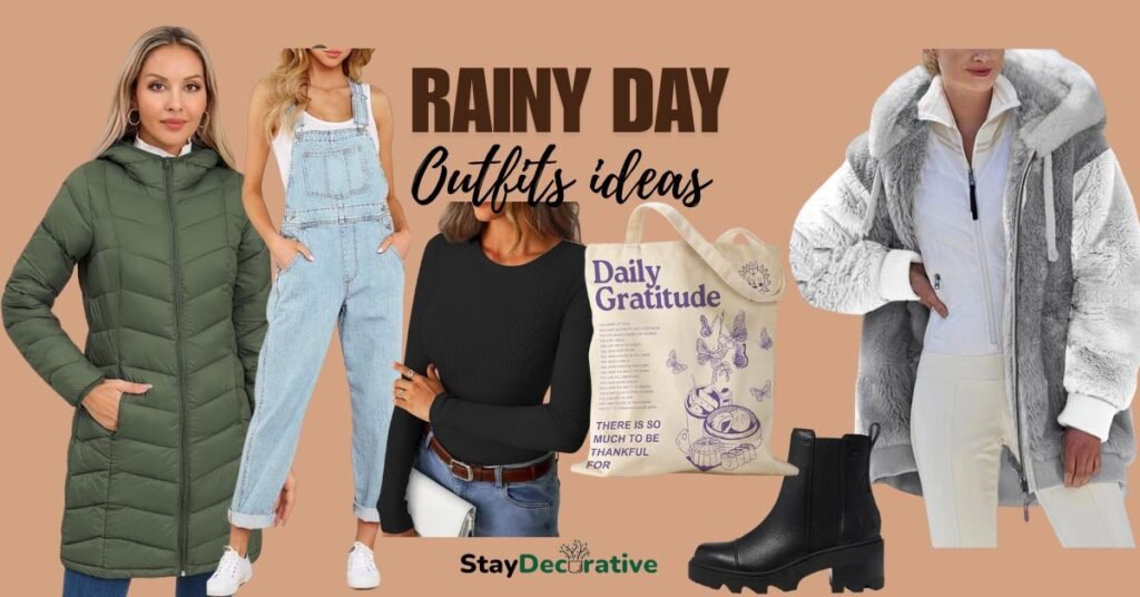Rainy day outfits ideas