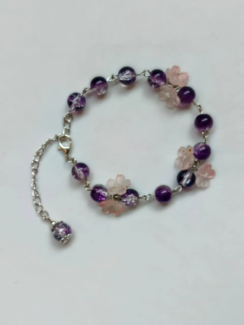 Charmful crystal bracelet with cute charms