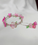 colourful flower bracelet handmade by Stay Decorative