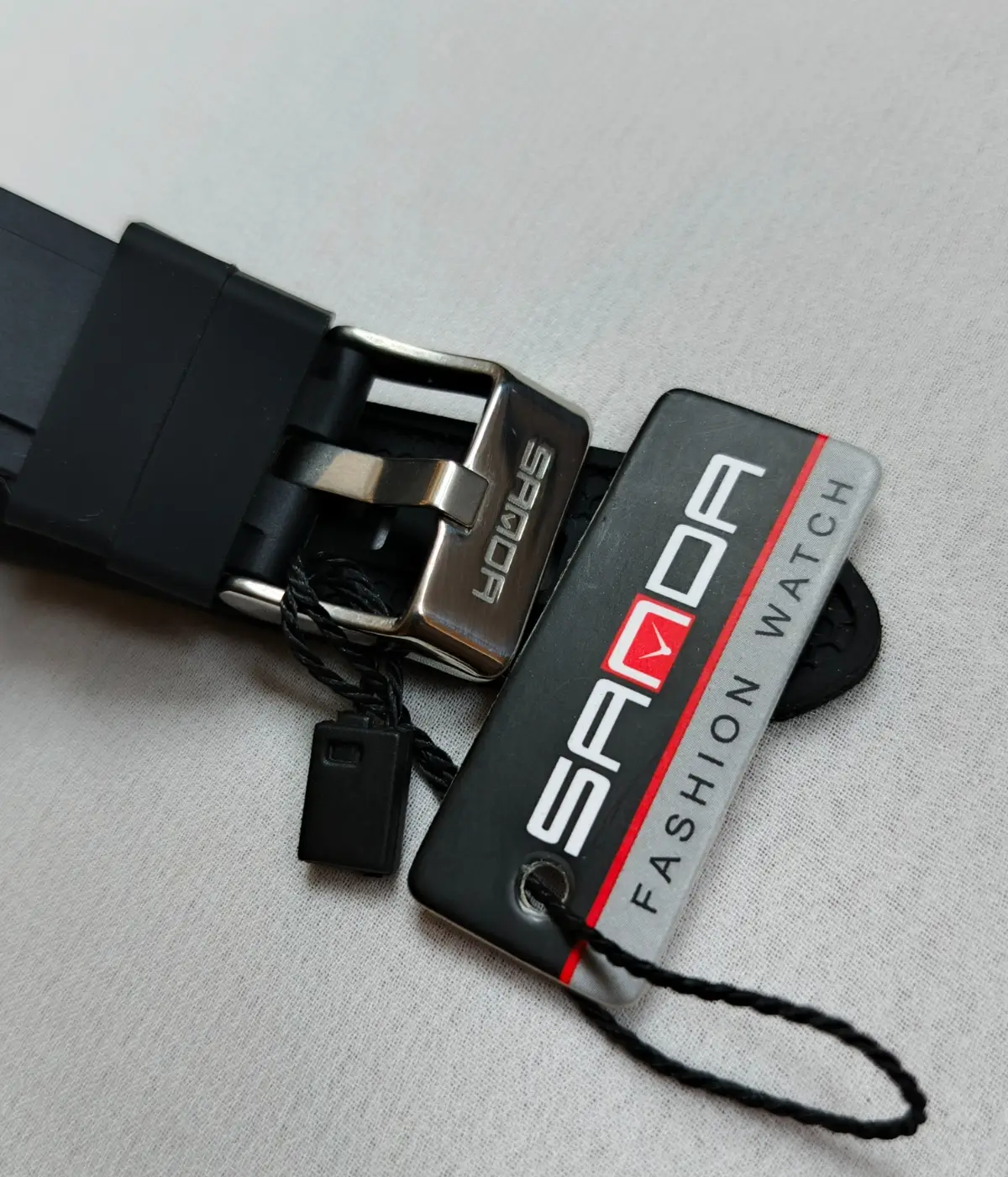 Dual SANDA Watch black dual time display