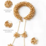 Crystal Handmade Wedding Golden Gajrah Bracelet - Luxury 2026 - Golden
