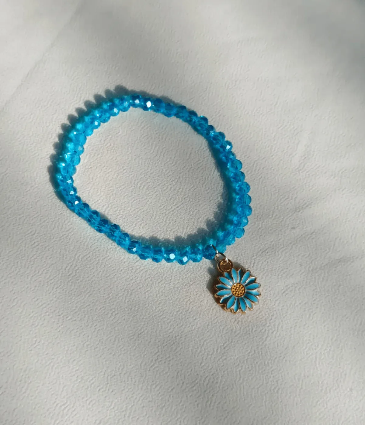 Kids Blue Crystal Bracelet Set