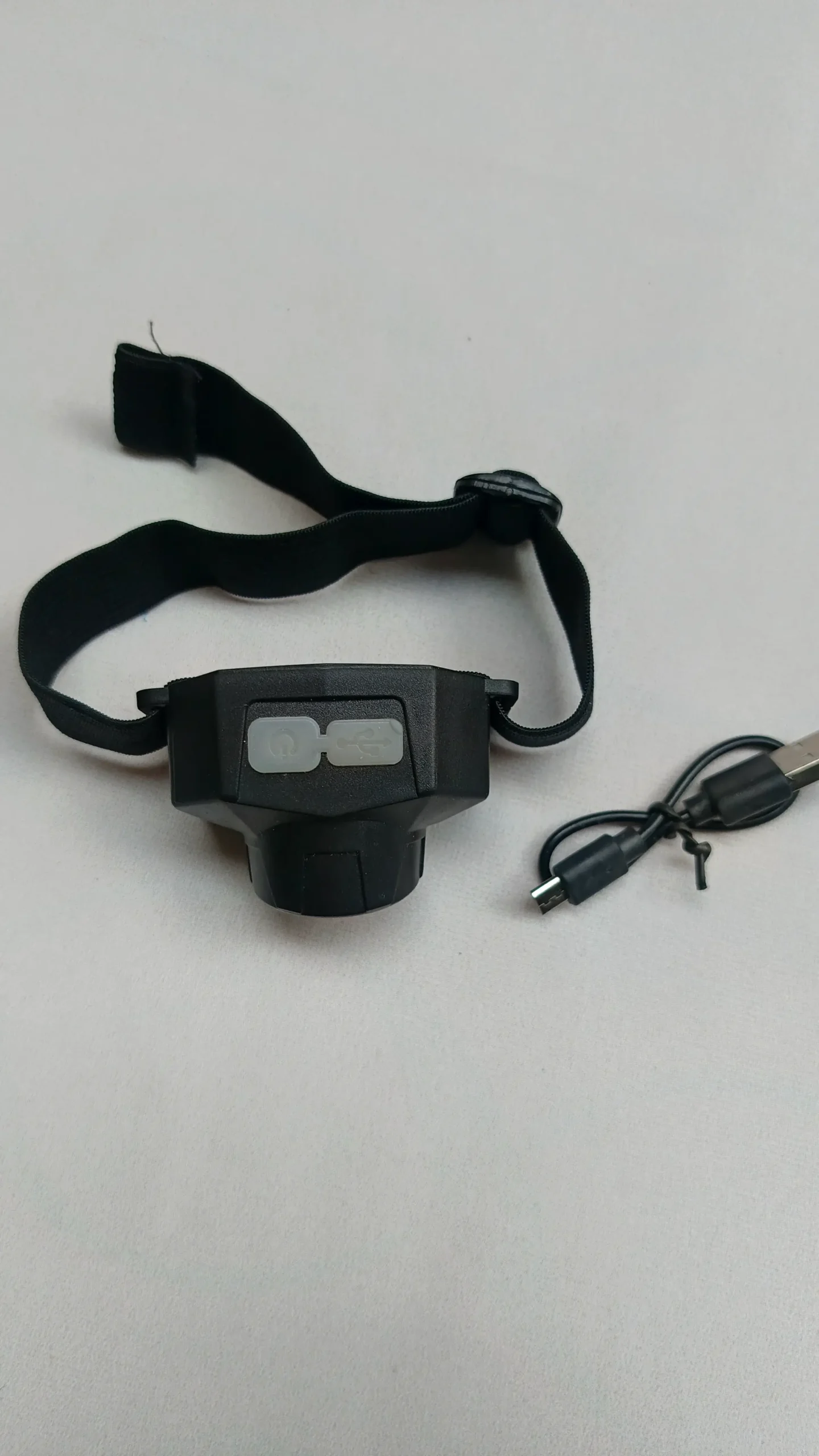 LED Head Light Rechargeable USB charging cable