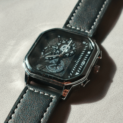 Luxury Square Sport Dial Watch for Young Boys