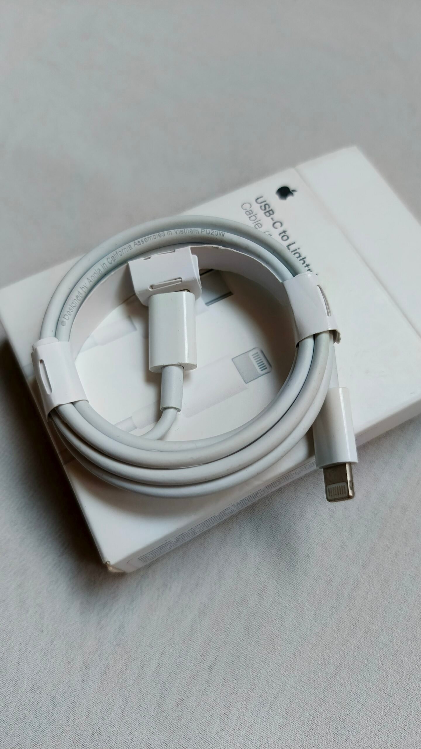 USB C to Lightning Cable 1m Coil