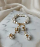 White Modern Gajrah adjustable golden chain