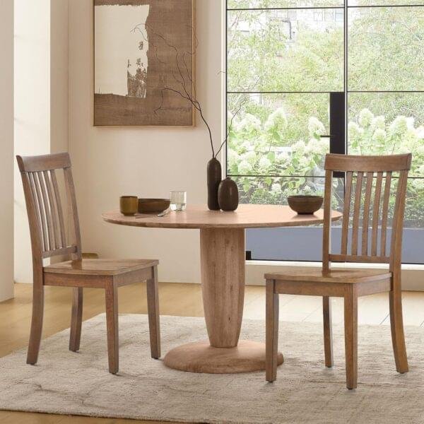 COLAMY Wooden Dining Chairs Set of 4