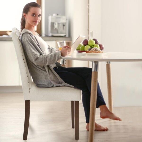 Upholstered Dining Chairs Set of 2 - Image 3