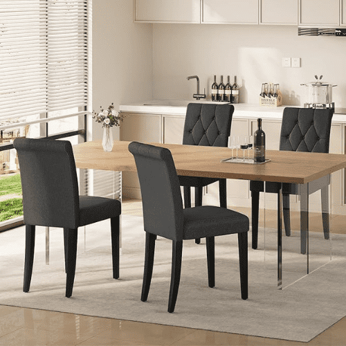 Upholstered Dining Chairs Set of 4